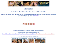 Tablet Screenshot of chatturbate.net